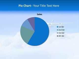 Fly Airplane Falcon PowerPoint Template