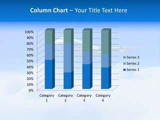 Fly Airplane Falcon PowerPoint Template