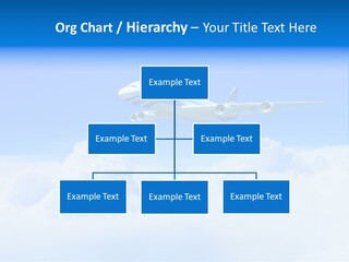 Fly Airplane Falcon PowerPoint Template