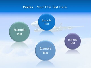 Fly Airplane Falcon PowerPoint Template