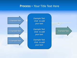 Fly Airplane Falcon PowerPoint Template