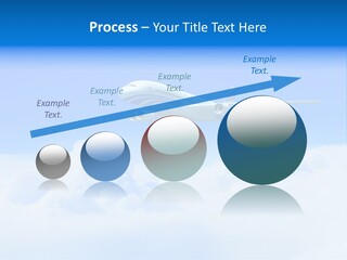 Fly Airplane Falcon PowerPoint Template