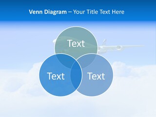 Fly Airplane Falcon PowerPoint Template
