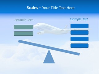 Fly Airplane Falcon PowerPoint Template