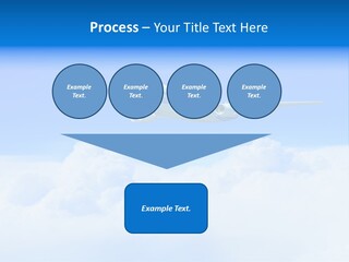 Fly Airplane Falcon PowerPoint Template