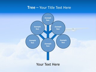 Fly Airplane Falcon PowerPoint Template