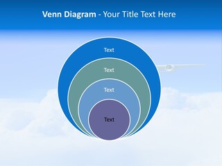 Fly Airplane Falcon PowerPoint Template