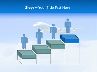 Fly Airplane Falcon PowerPoint Template