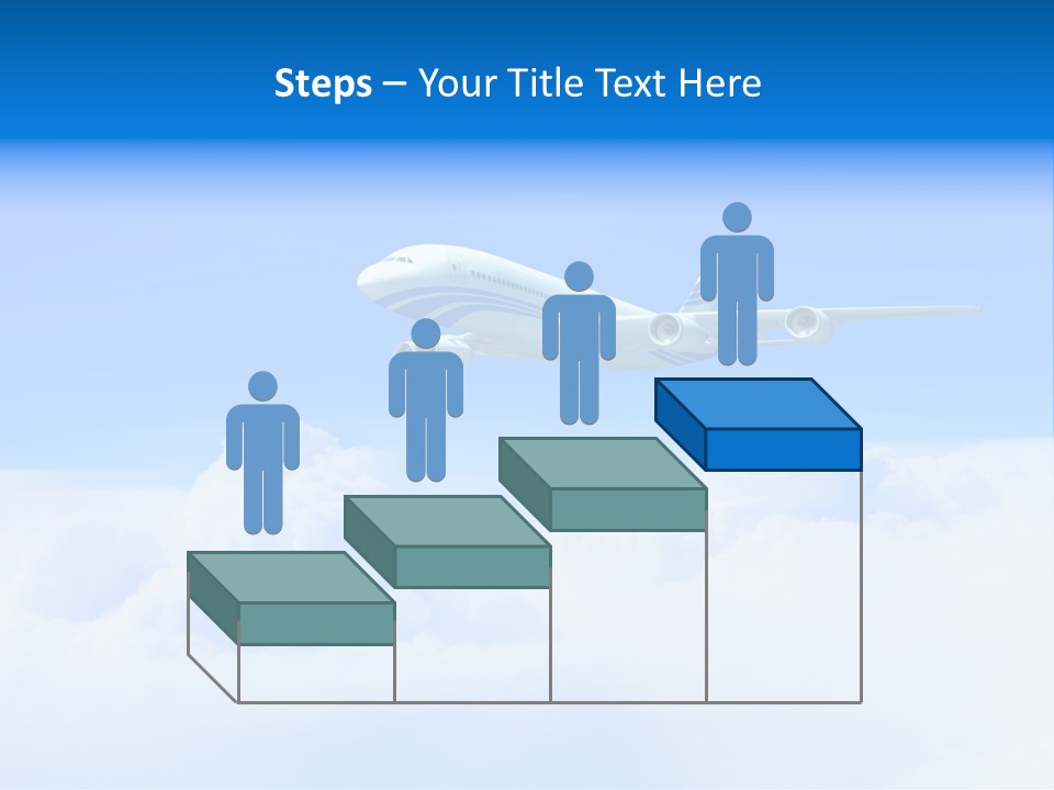 Fly Airplane Falcon PowerPoint Template