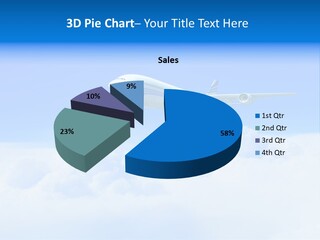 Fly Airplane Falcon PowerPoint Template
