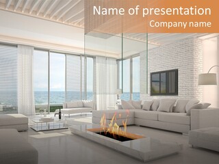 Apartment House Villa PowerPoint Template