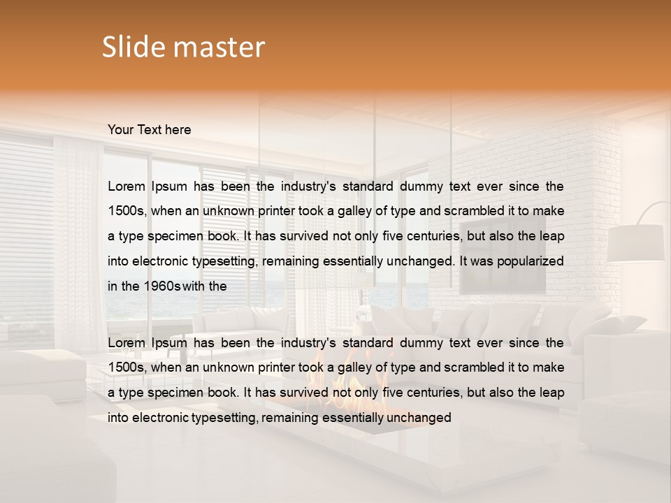 Apartment House Villa PowerPoint Template