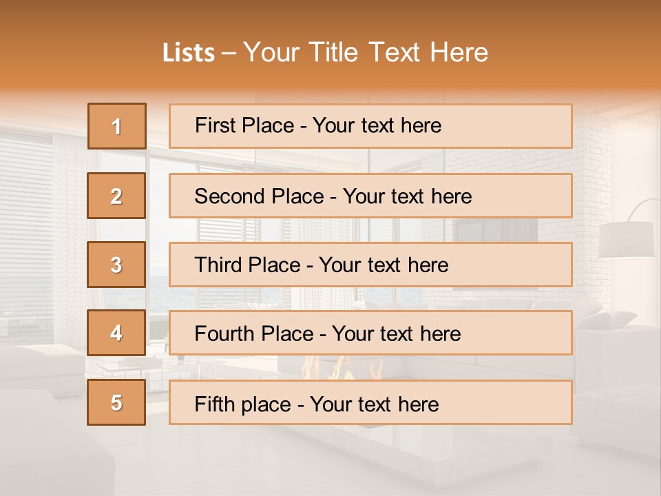 Apartment House Villa PowerPoint Template