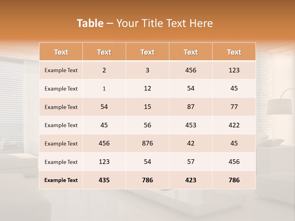 Apartment House Villa PowerPoint Template