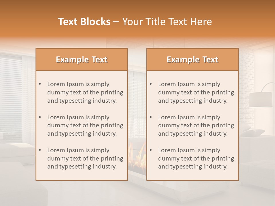 Apartment House Villa PowerPoint Template