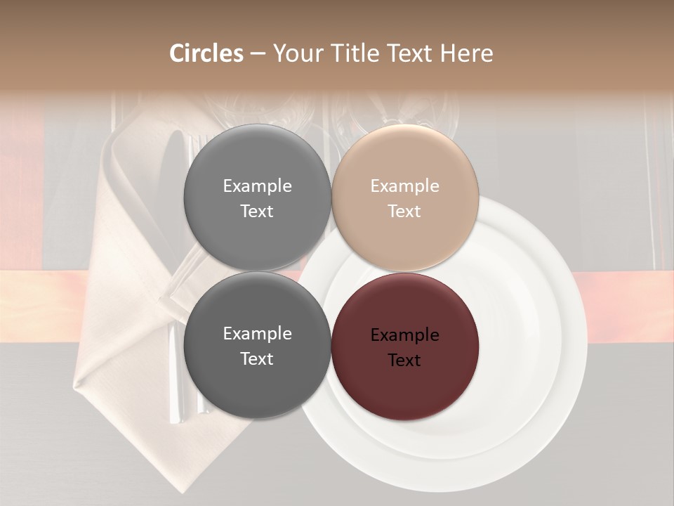 Knife Unique Cutlery PowerPoint Template