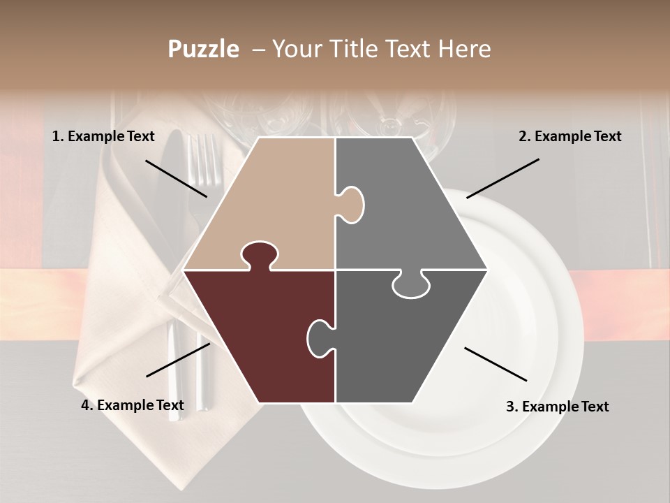 Knife Unique Cutlery PowerPoint Template