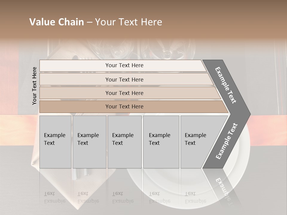 Knife Unique Cutlery PowerPoint Template