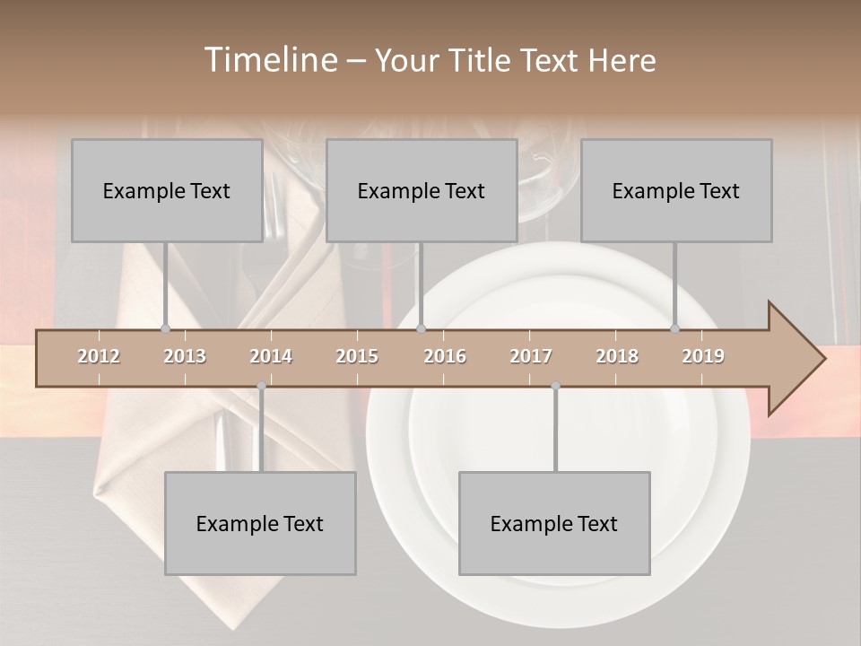 Knife Unique Cutlery PowerPoint Template