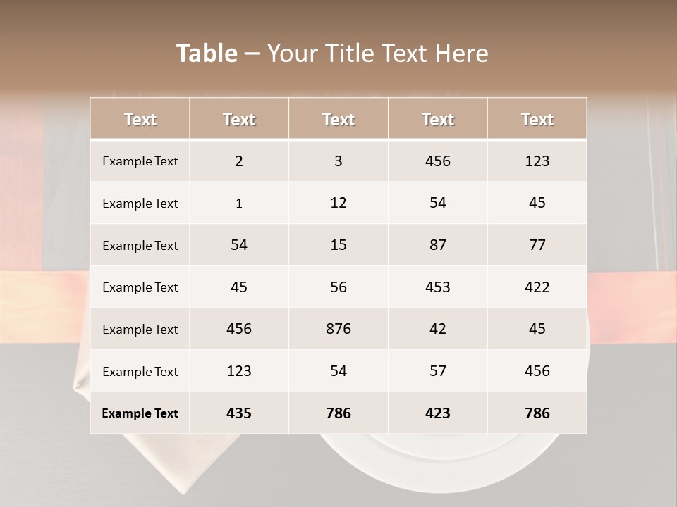 Knife Unique Cutlery PowerPoint Template