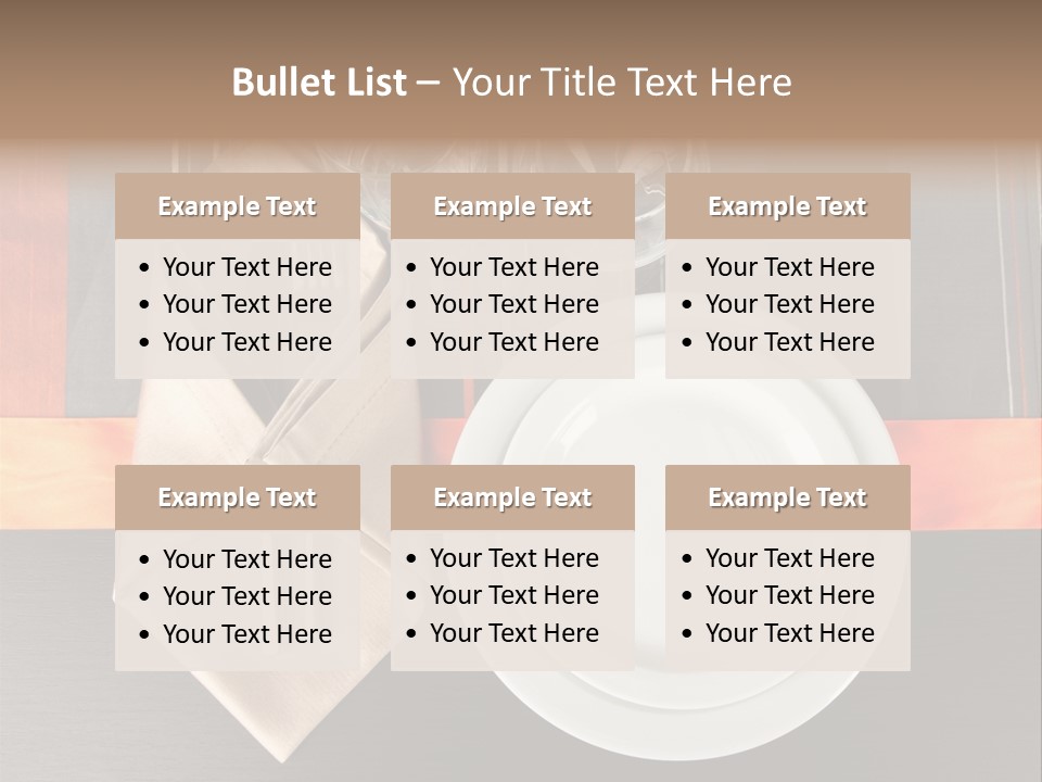 Knife Unique Cutlery PowerPoint Template