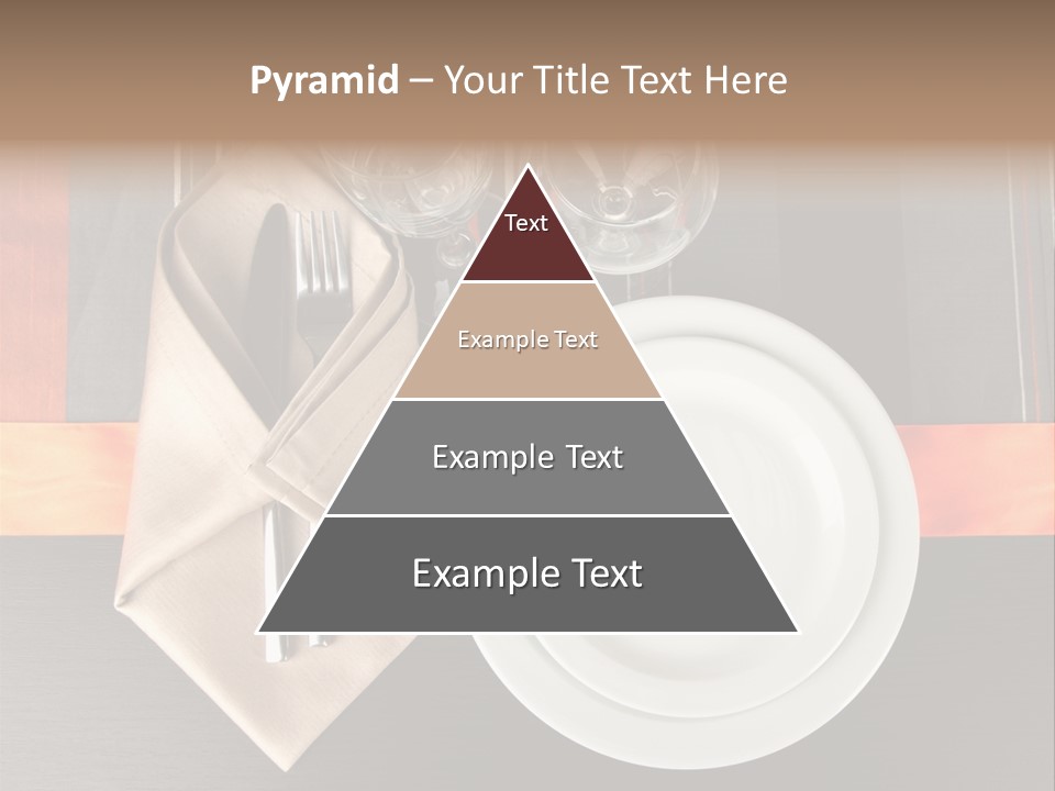 Knife Unique Cutlery PowerPoint Template