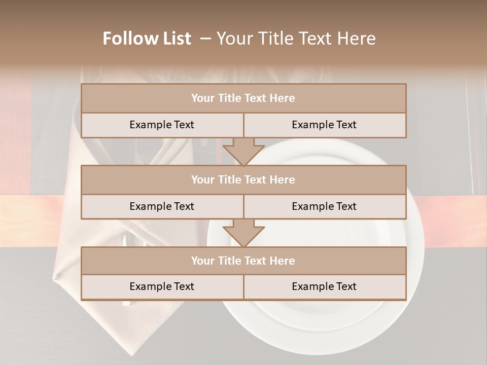 Knife Unique Cutlery PowerPoint Template
