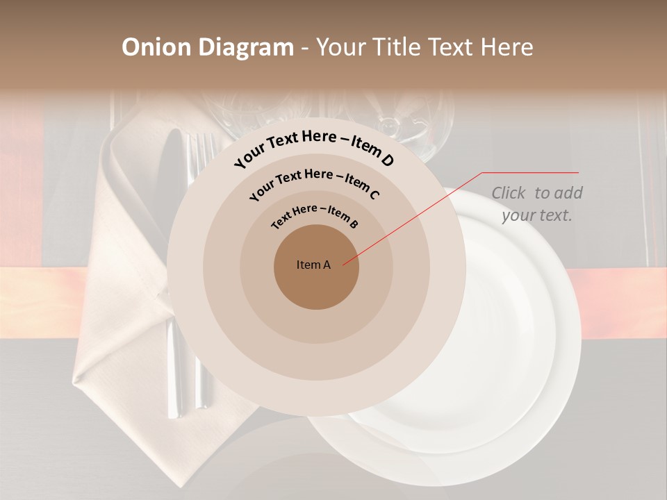 Knife Unique Cutlery PowerPoint Template