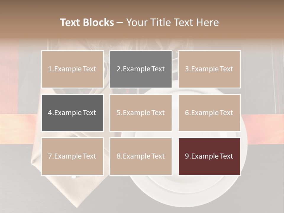 Knife Unique Cutlery PowerPoint Template