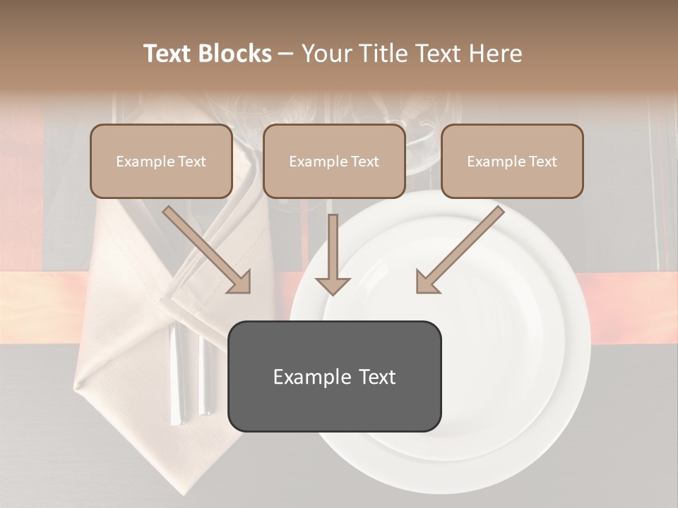 Knife Unique Cutlery PowerPoint Template