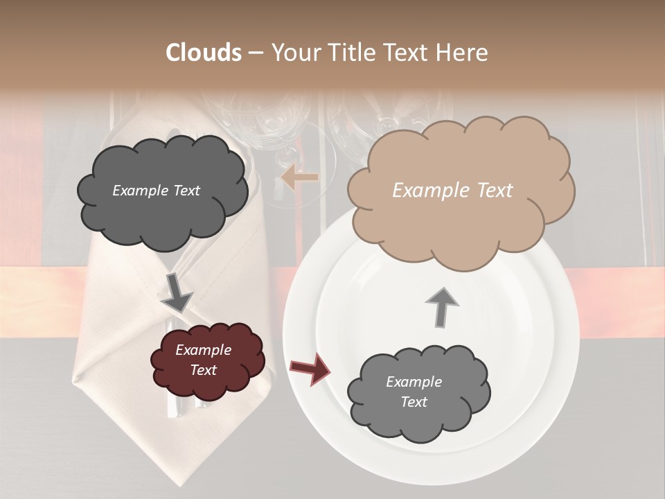 Knife Unique Cutlery PowerPoint Template