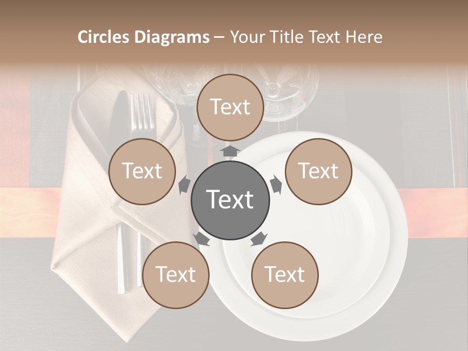 Knife Unique Cutlery PowerPoint Template