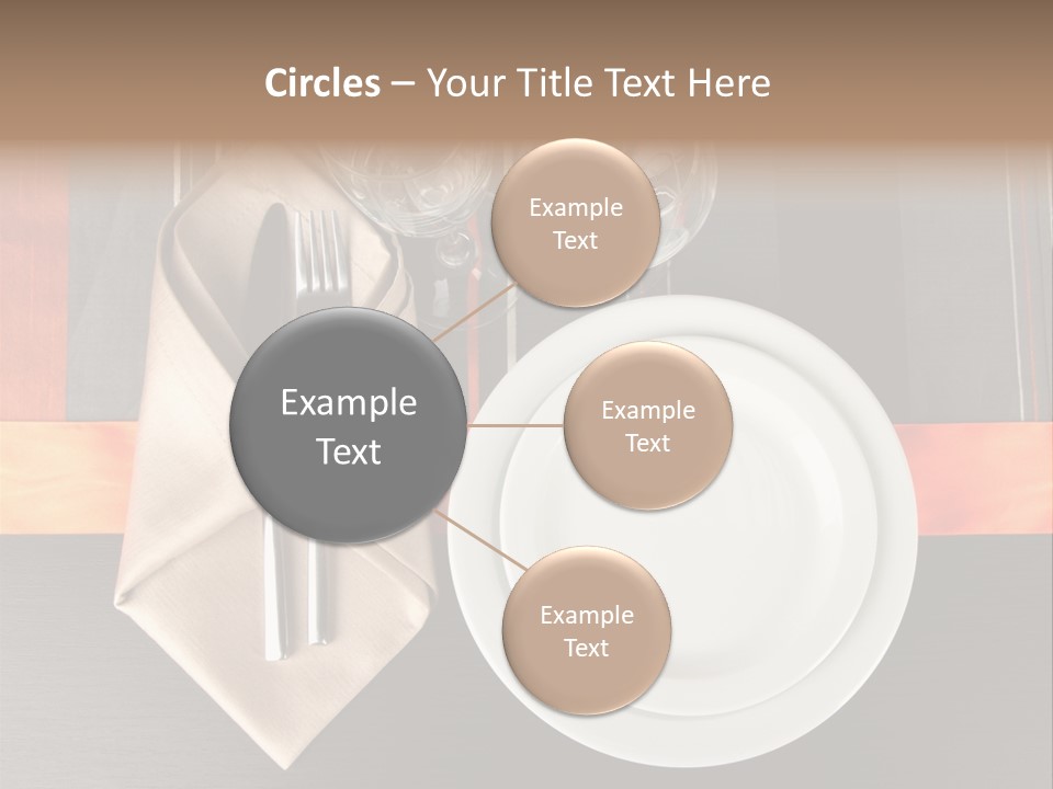 Knife Unique Cutlery PowerPoint Template