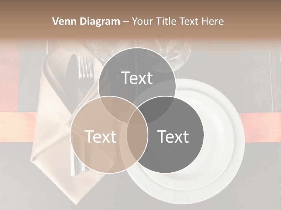 Knife Unique Cutlery PowerPoint Template