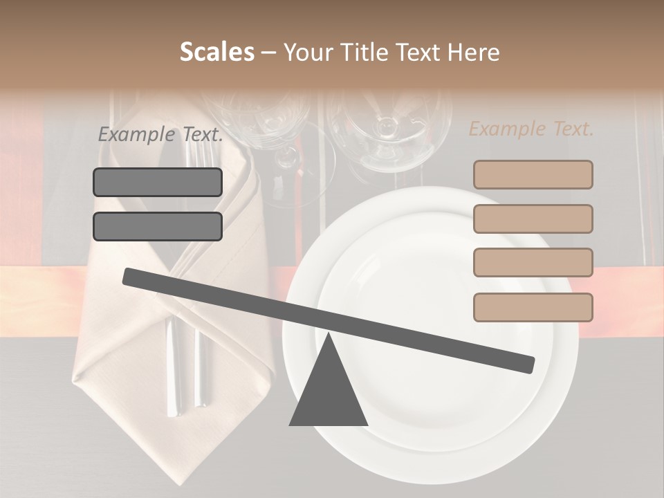 Knife Unique Cutlery PowerPoint Template