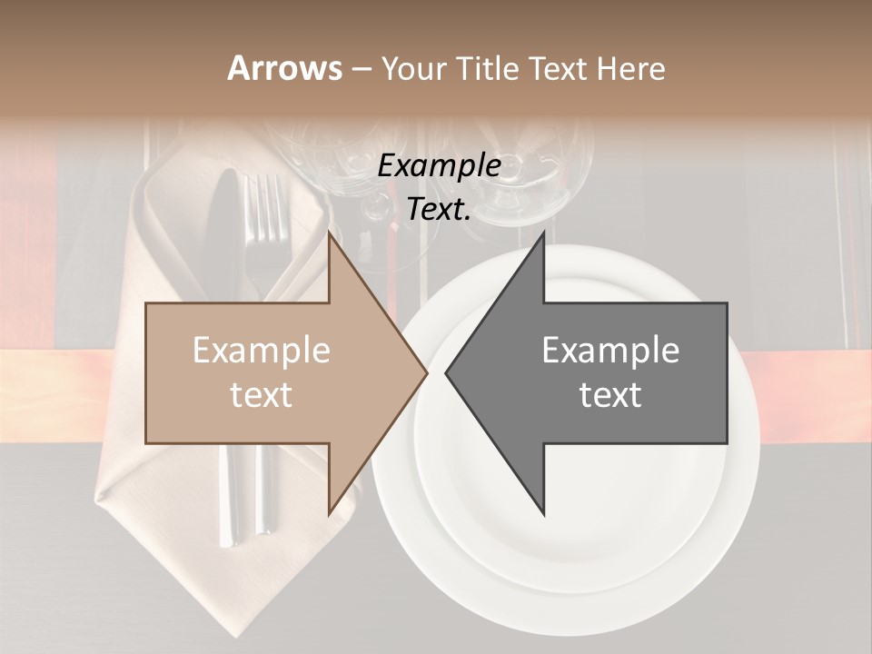 Knife Unique Cutlery PowerPoint Template