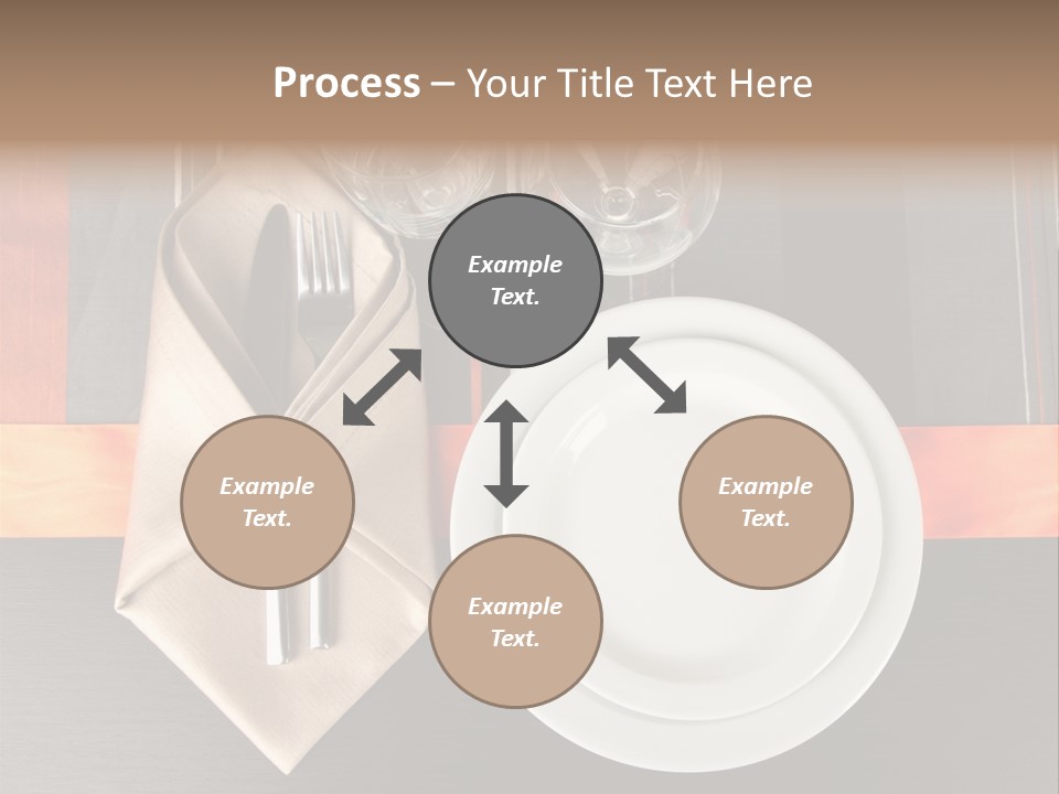 Knife Unique Cutlery PowerPoint Template