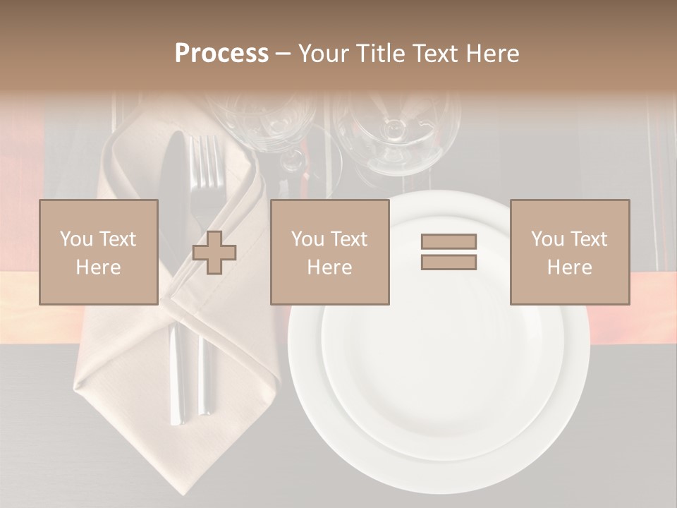 Knife Unique Cutlery PowerPoint Template