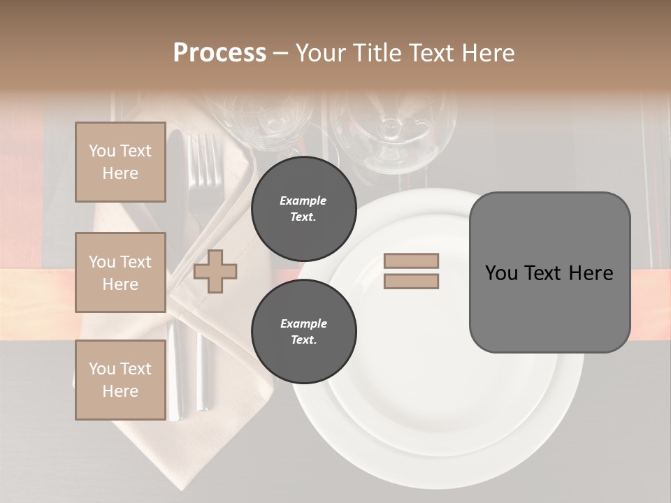 Knife Unique Cutlery PowerPoint Template