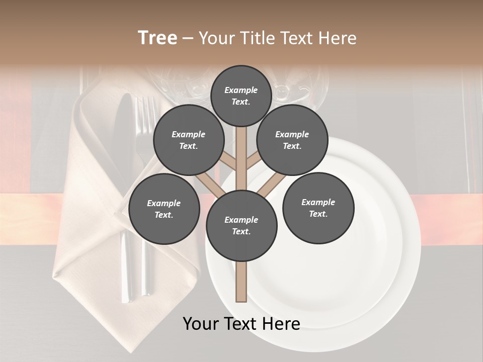 Knife Unique Cutlery PowerPoint Template