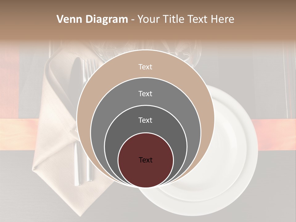 Knife Unique Cutlery PowerPoint Template