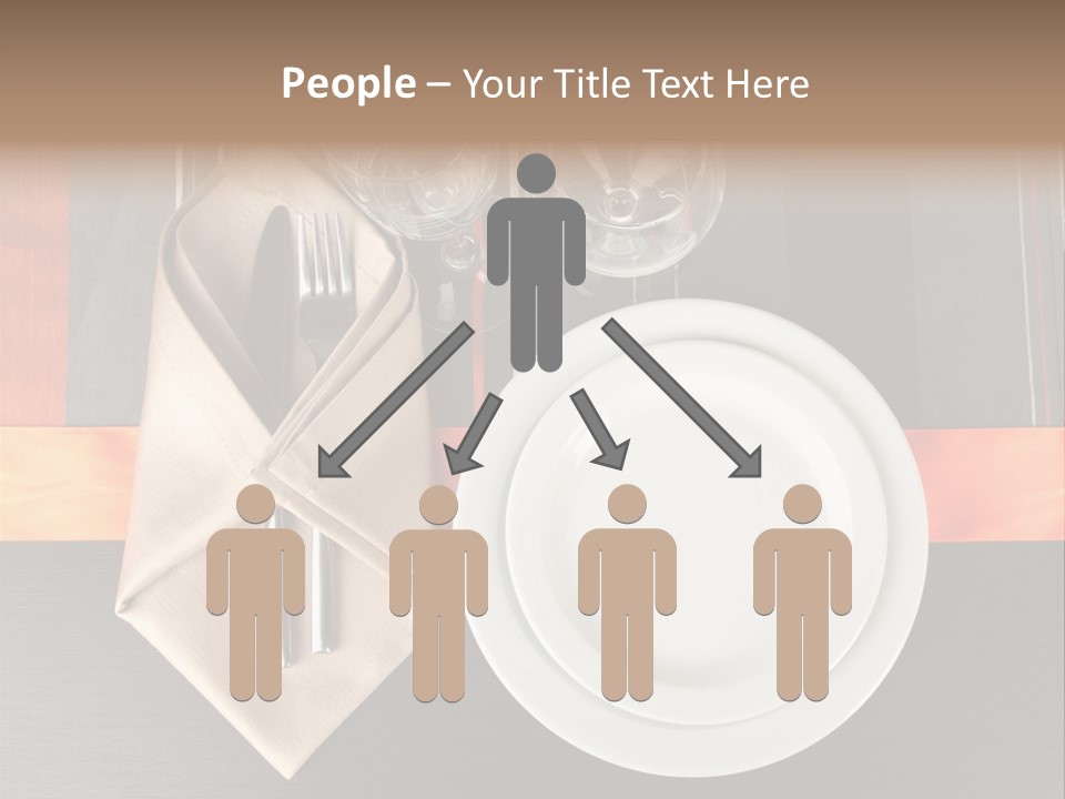 Knife Unique Cutlery PowerPoint Template