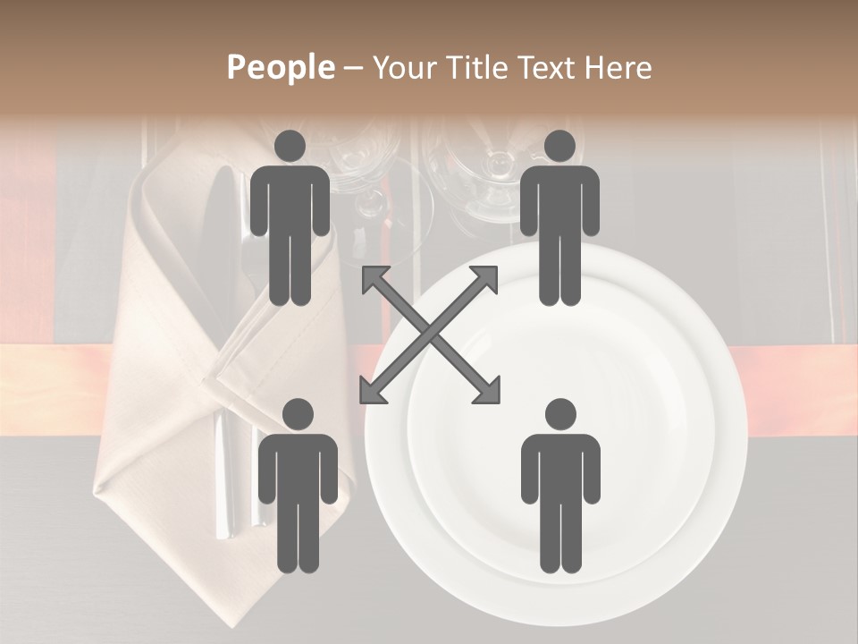 Knife Unique Cutlery PowerPoint Template