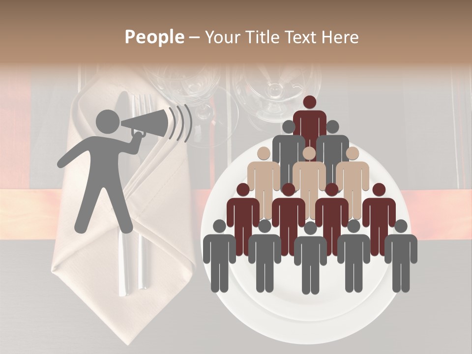 Knife Unique Cutlery PowerPoint Template