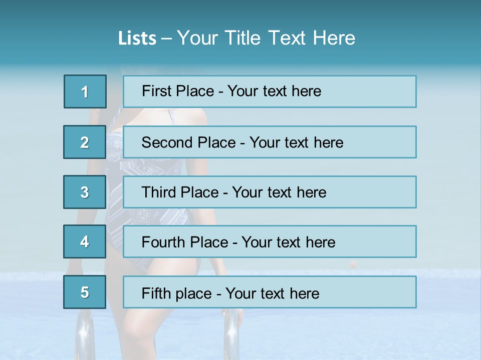 Relaxation Happy Young PowerPoint Template