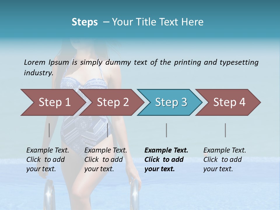 Relaxation Happy Young PowerPoint Template