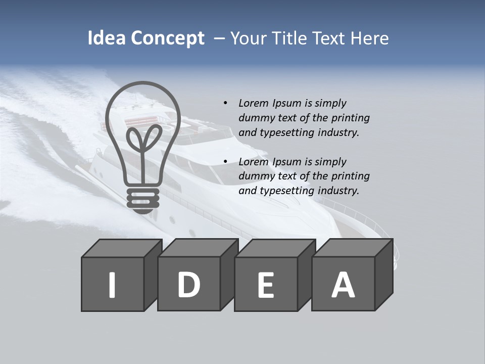 Offshore Engine Concept PowerPoint Template