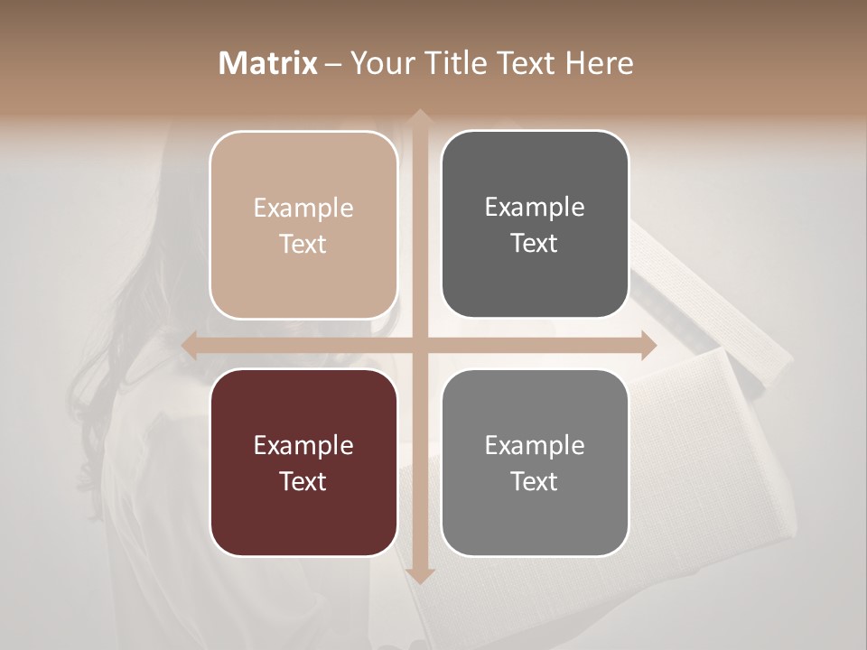 Woman Magic Surprise PowerPoint Template