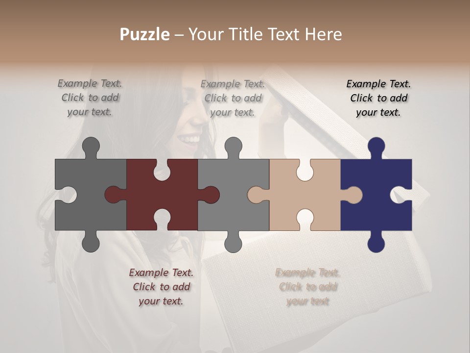 Woman Magic Surprise PowerPoint Template