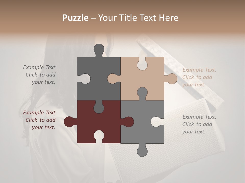 Woman Magic Surprise PowerPoint Template